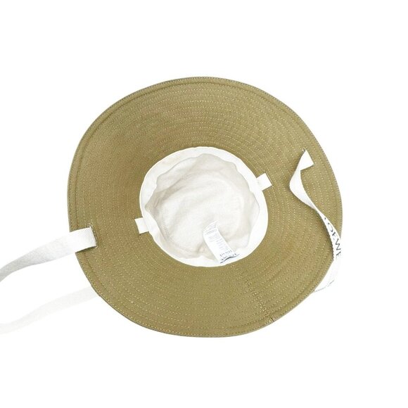 Loewe Fisherman Hat Bucket sand Beige womens Size 57 logo ribbon ties - Picture 9 of 13